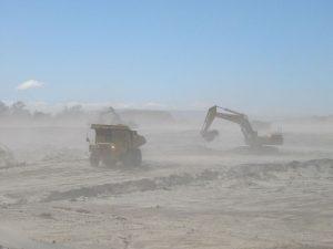 wind erosion