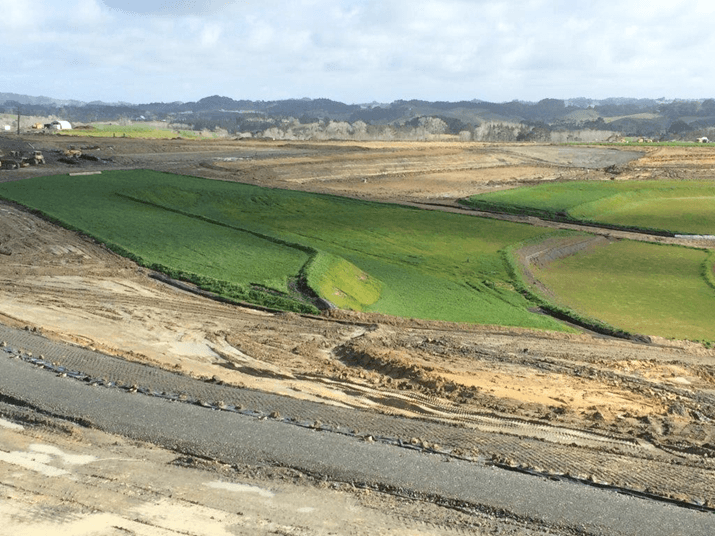 Staged construction and progressive stabilisation (Source: SouthernSkies).