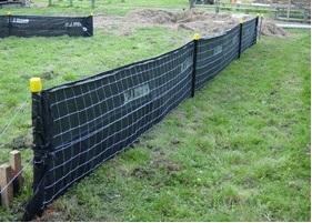 Super silt fence.