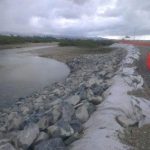 Coastal erosion protection works (Source: SouthernSkies).